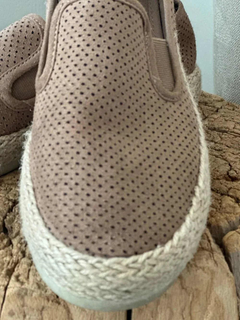 Espirit Espadrilles In a Yummy Neutral Beige.